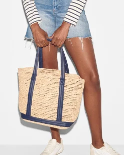 Medium Raffia Tote|MZ Wallace New