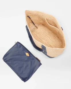 Medium Raffia Tote|MZ Wallace New