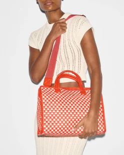 Medium Woven Box Tote|MZ Wallace Online
